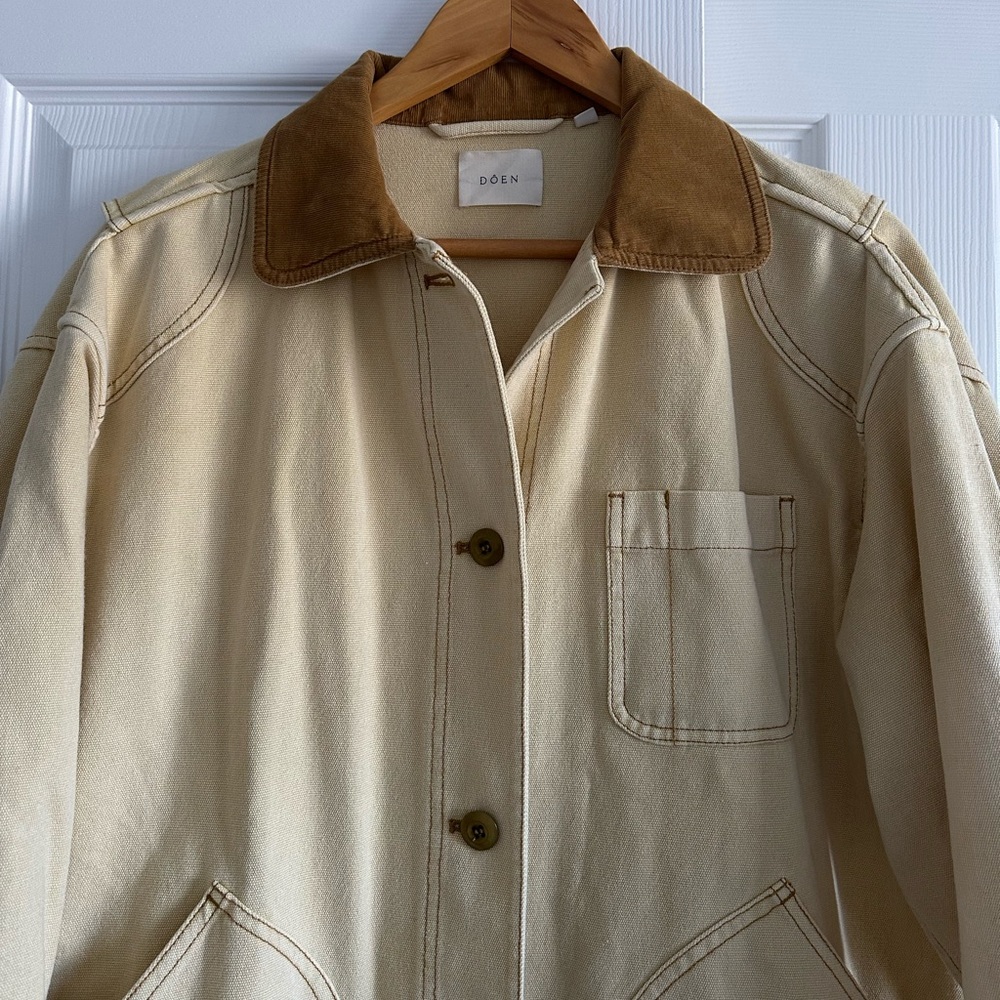 Doen Pascual Barn Jacket in Straw - Picture 3 of 4